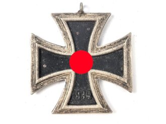 Eisernes Kreuz 2. Klasse 1939, Eisenkern vollständig geschwärzt, Bandring fehlt