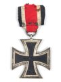 Eisernes Kreuz 2. Klasse 1939, Eisenkern vollständig geschwärzt, am Band