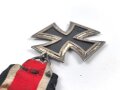 Eisernes Kreuz 2. Klasse 1939, Eisenkern vollständig geschwärzt, am Band