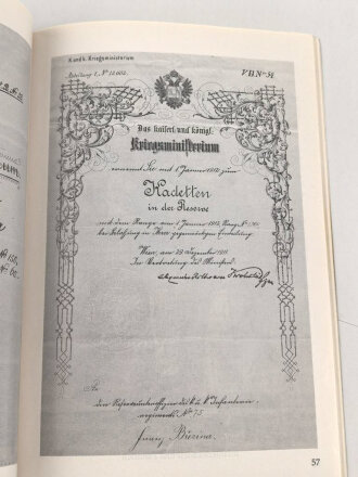 "Die Rang- und Distinktionsabzeichen in der k.u.k. Armee" Militärhistorische Themenreihe Band 1, 130 Seiten, DIN A5