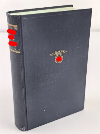 Adolf Hitler "Mein Kampf", blaue Ganzleinenausgabe von 1936,  überreicht zum Gautag 1937