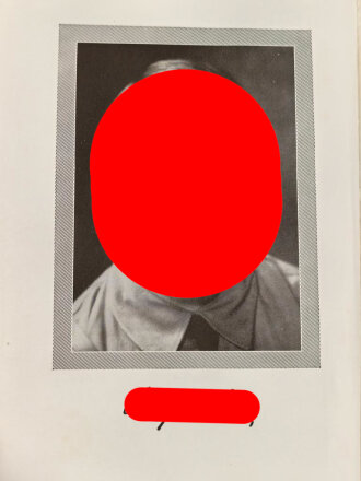 Adolf Hitler "Mein Kampf", blaue Ganzleinenausgabe von 1936,  überreicht zum Gautag 1937