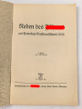 "Reden des Führers am Parteitag Großdeutschland 1938" 80 Seiten, DIN A5