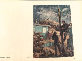 "Flak an Rhein und Ruhr" datiert 1942, 63 Seiten, DIN A4, gebraucht