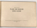 "Flak an Rhein und Ruhr" datiert 1942, 63 Seiten, DIN A4, gebraucht