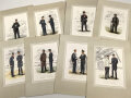 "Deutsche Uniformen" Reihe IV Uniformen der Luftwaffe seit 1934, 7 Bilder, Großformat 30 x 41 cm