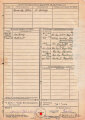 Stammrollenauszug eines Angehörigen der Wehrmacht . Grenadier Ersatz und Ausbildungs Batl. 21