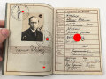 Wehrpaß, ausgestellt 1940, darüber hinaus keine Einträge