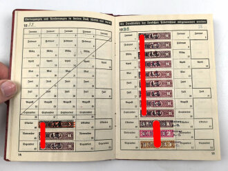 Die Deutsche Arbeitsfront, Mitgliedsbuch, ausgestellt 1935