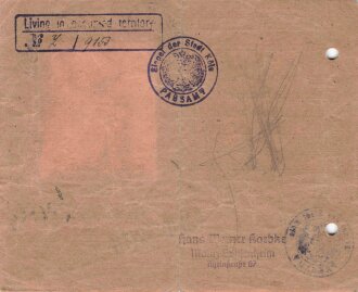 Identity Card/Personalausweis by Authority of the British Military Governor, Köln 1920