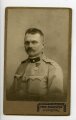 k.u.k. Österreich Ungarn, Hartkartonbild 6,5 x 10,5cm eines Fotostudios aus Komotau Tschechoslowakei