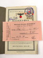 Deutsches Reich , Reisepass eines kaufmännischen Angestellten aus Königsberg, datiert 1936