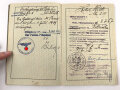 Deutsches Reich , Reisepass eines kaufmännischen Angestellten aus Königsberg, datiert 1936