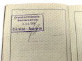 Deutsches Reich , Reisepass eines kaufmännischen Angestellten aus Königsberg, datiert 1936