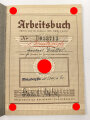 Deutsches Reich , Arbeitsbuch eines Arbeiters aus Königsberg, ausgestellt 1939