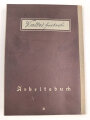 Deutsches Reich , Arbeitsbuch eines Arbeiters aus Königsberg, ausgestellt 1939