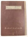 Deutsches Reich,  Arbeitsbuch eines Mitarbeiters der Adam Opel AG Rüsselsheim  in der Zeit von 1936-1945