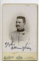 k.u.k. Österreich Ungarn, Hartkartonbild etwa 6,5 x 10,5 cm eines Fotostudios aus Wien