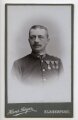 k.u.k. Österreich Ungarn, Hartkartonbild etwa 6,5 x 10,5 cm eines Fotostudios aus Klagenfurt