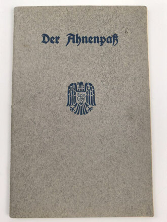 Ahnenpaß eines Mannes aus Offenbach