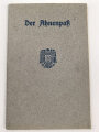 Ahnenpaß eines Mannes aus Offenbach