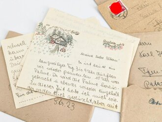 Reichsarbeitsdienstpaß und Briefe einer Angehörigen aus Hessen