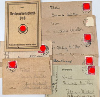 Deutsches Reich,  Reisepass einer Frau aus Frankfurt, datiert 1937