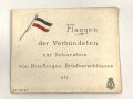 1. Weltkrieg "Flaggen der Verbündeten zur Dekoration von Briefbogen, Breifverschlüsen etc."