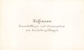 1. Weltkrieg zwei Visitenkarten eines General Majors und Kommandant von Sonderburg-Düppel