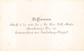 1. Weltkrieg zwei Visitenkarten eines General Majors und Kommandant von Sonderburg-Düppel