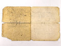 1. Weltkrieg, Freifahrschein für einen verwundeten Gefreiten, datiert 1916