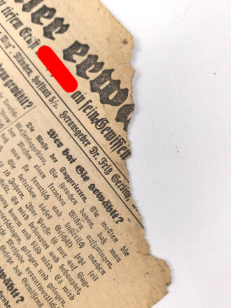 Flugblatt / Handzettel "Adolf Hitler erwache!"...