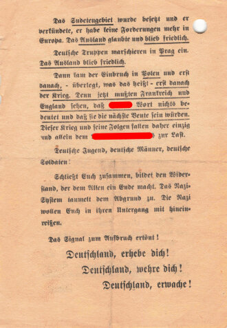 "Deutsche Männer, deutsche Jugend, deutsche...