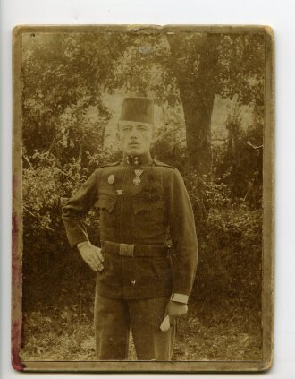 k.u.k. Österreich Ungarn, Hartkartonfoto etwa 9 x 12cm, Rückseitig beschriftet "k.u.k. Strassenbauleitung Kalinovik"