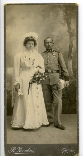 k.u.k. Österreich Ungarn, Hartkartonfoto etwa 9,5 x 20cm