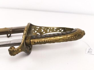 Österreich Ungarn k.u.k. Säbel für Staatsbeamte Modell 1889, Klinge von Weyersberg Solingen. Altersspuren