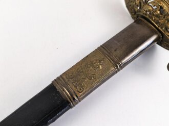 Österreich Ungarn k.u.k. Säbel für Staatsbeamte Modell 1889, Klinge von Weyersberg Solingen. Altersspuren