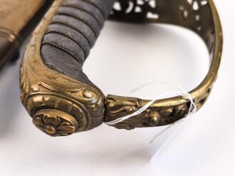 Österreich Ungarn k.u.k. Säbel für Staatsbeamte Modell 1889, Klinge von Weyersberg Solingen. Altersspuren