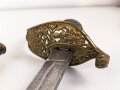 Österreich Ungarn k.u.k. Säbel für Staatsbeamte Modell 1889, Klinge von Weyersberg Solingen. Altersspuren