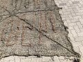 Tarnnetz Wehrmacht ca. 3 x3 Meter, mit Spannleinen und Transportbeutel. Für Fahrzeuge, Geschütze und Unterstände. Selten