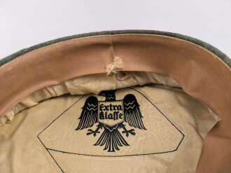 Heer, Schirmmütze für Mannschaften der Infanterie. Guter Gesamtzustand, Kopfgrösse gemessen 57