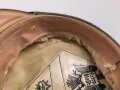 Heer, Schirmmütze für Mannschaften der Infanterie. Guter Gesamtzustand, Kopfgrösse gemessen 57