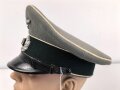 Heer, Schirmmütze für Mannschaften der Infanterie. Guter Gesamtzustand, Kopfgrösse gemessen 57