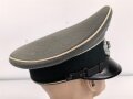 Heer, Schirmmütze für Mannschaften der Infanterie. Guter Gesamtzustand, Kopfgrösse gemessen 57