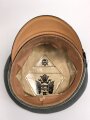 Heer, Schirmmütze für Mannschaften der Infanterie. Guter Gesamtzustand, Kopfgrösse gemessen 57