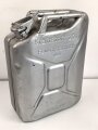 20 Liter Kraftstoff Kanister Wehrmacht, Hersteller Austria Wien 1944. Mehrfach überlackiert, darunter sandfarbener Originallack. KEIN VERSAND NACH ÜBERSEE