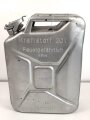 20 Liter Kraftstoff Kanister Wehrmacht, Hersteller Austria Wien 1944. Mehrfach überlackiert, darunter sandfarbener Originallack. KEIN VERSAND NACH ÜBERSEE