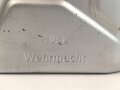20 Liter Kraftstoff Kanister Wehrmacht, Hersteller Austria Wien 1944. Mehrfach überlackiert, darunter sandfarbener Originallack. KEIN VERSAND NACH ÜBERSEE