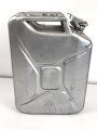 20 Liter Kraftstoff Kanister Wehrmacht, Hersteller Austria Wien 1944. Mehrfach überlackiert, darunter sandfarbener Originallack. KEIN VERSAND NACH ÜBERSEE