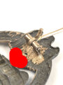 Panzerkampfabzeichen in silber, laut Vorbesitzer dem Hersteller Otto Schickle zuzuordnen